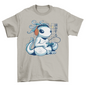 Gaming Axolotl T-shirt | Binge T-shirt Shop