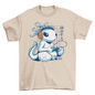 Gaming Axolotl T-shirt | Binge T-shirt Shop