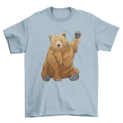 Grizzly Bear Greeting T-shirt | Binge T-shirt Shop