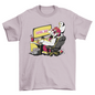 Gamer playing video games t-shirt design