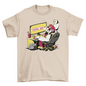 Gamer playing video games t-shirt design