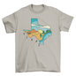 Texas State Landscape Map T-shirt | Binge T-shirt Shop
