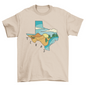 Texas State Landscape Map T-shirt | Binge T-shirt Shop