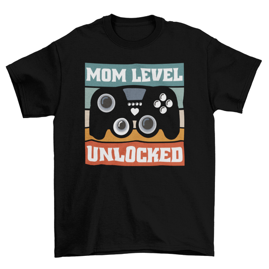 Joystick Level Unlocked T-shirt | Binge T-shirt Shop