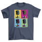 Pop Art Microphones Music T-shirt | Binge T-shirt Shop