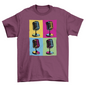 Pop Art Microphones Music T-shirt | Binge T-shirt Shop