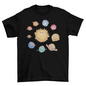 Cute Solar System with Planets T-shirt | Binge T-shirt Shop