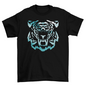 Blue tiger wild animal t-shirt