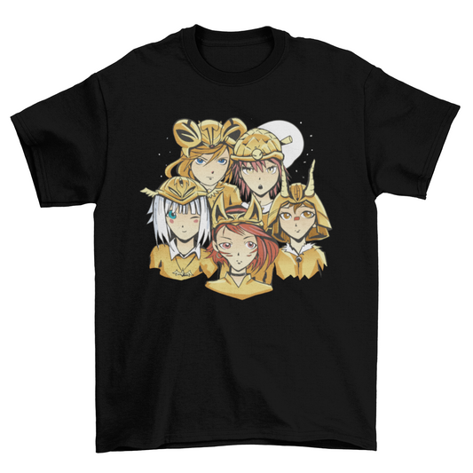 Anime Animal People T-shirt Design | Binge T-shirt Shop