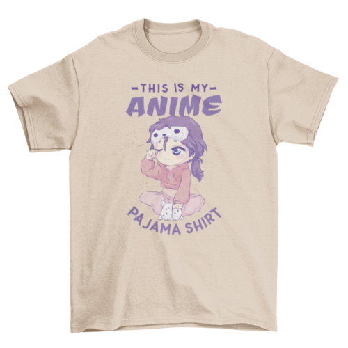 My Anime Pajama T-shirt | Binge T-shirt Shop
