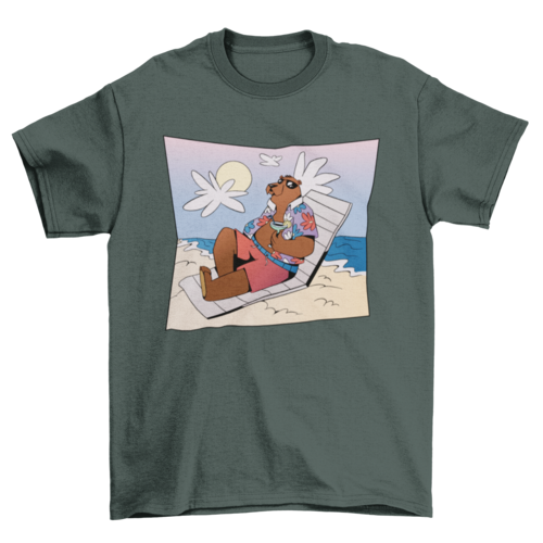 Summer Bear T-shirt | Binge T-shirt Shop