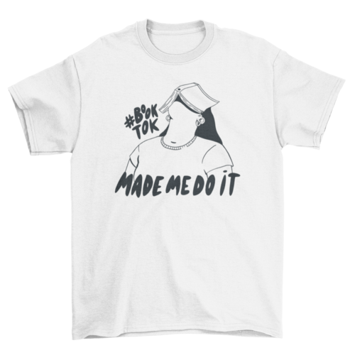 Book tok girl t-shirt design