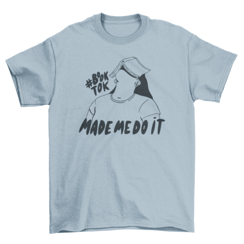 Book tok girl t-shirt design