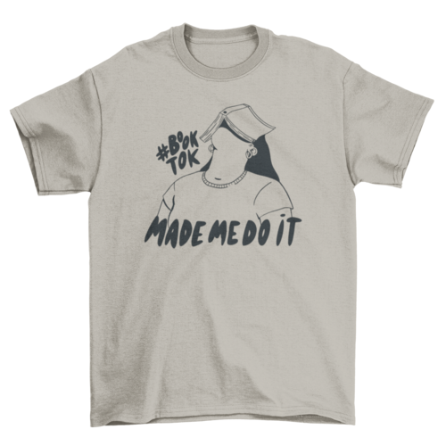 Book tok girl t-shirt design
