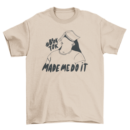 Book tok girl t-shirt design