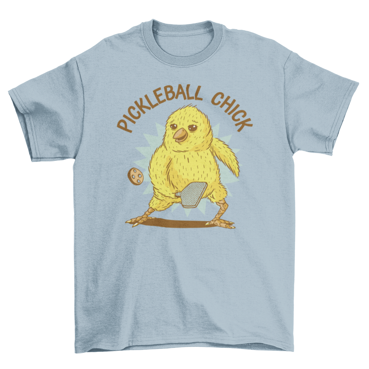 Chick Playing Pickleball Sport T-shirt | Binge T-shirt Shop