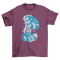 Cool Anime Girl with Umbrella and a Backpack Gift T-shirt | Binge T-shirt Shop