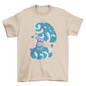 Cool Anime Girl with Umbrella and a Backpack Gift T-shirt | Binge T-shirt Shop