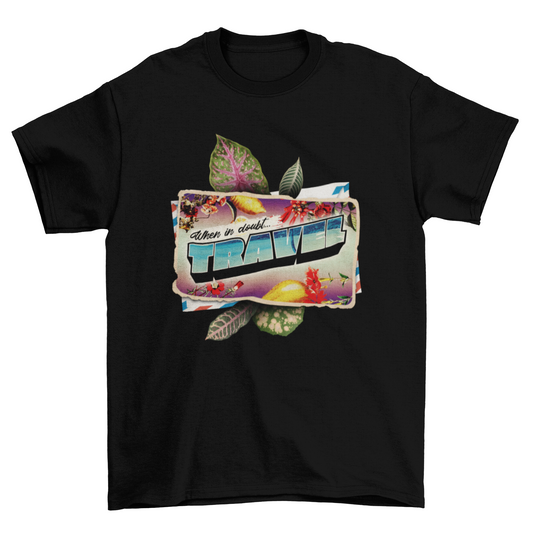 Travel Postcard T-shirt Design | Binge T-shirt Shop