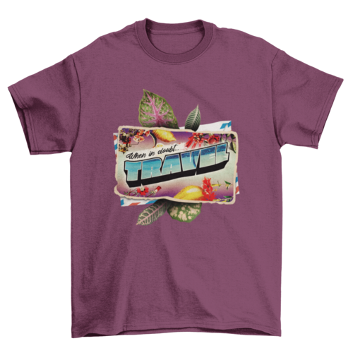 Travel Postcard T-shirt Design | Binge T-shirt Shop