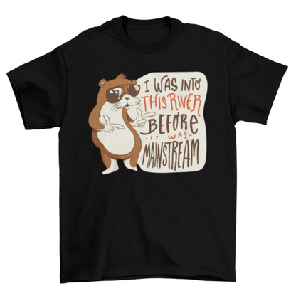 Cool Otter with Sunglasses T-shirt | Binge T-shirt Shop
