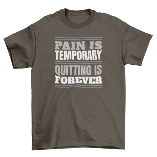 Gym Exercise Motivational Quote T-shirt | Binge T-shirt Shop