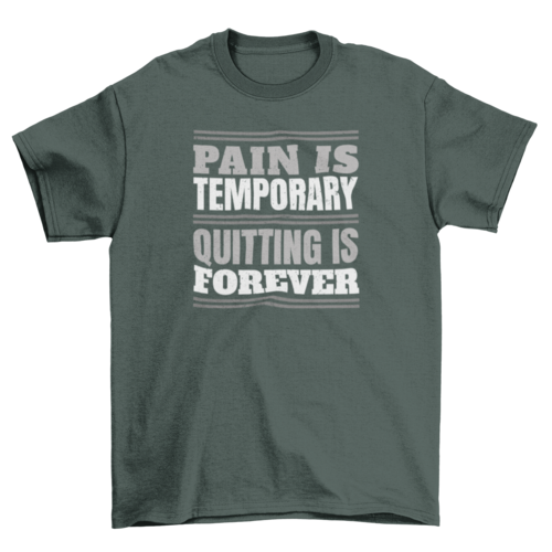 Gym Exercise Motivational Quote T-shirt | Binge T-shirt Shop