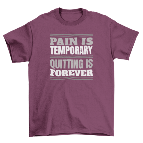 Gym Exercise Motivational Quote T-shirt | Binge T-shirt Shop