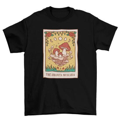 Mushroom Tarot Card T-shirt | Binge T-shirt Shop