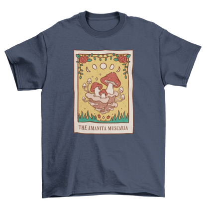 Mushroom Tarot Card T-shirt | Binge T-shirt Shop