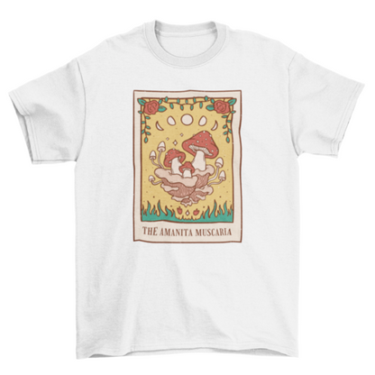 Mushroom Tarot Card T-shirt | Binge T-shirt Shop