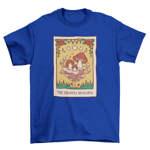 Mushroom Tarot Card T-shirt | Binge T-shirt Shop