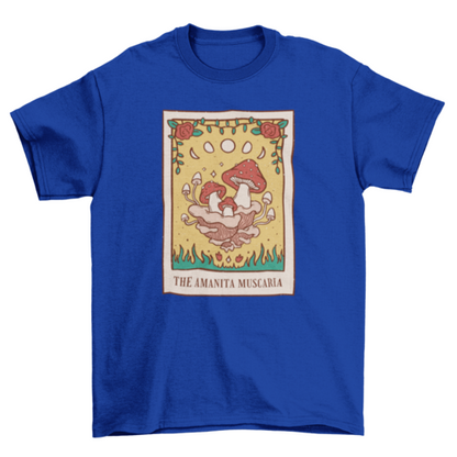 Mushroom Tarot Card T-shirt | Binge T-shirt Shop