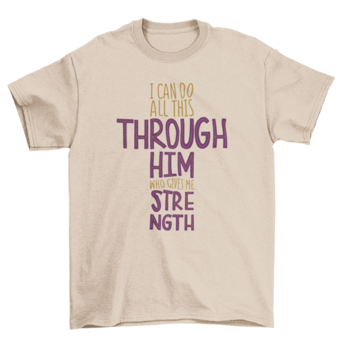 Jesus Christian Religion Quote T-shirt | Binge T-shirt Shop