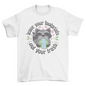 Raccoon with Planet Earth T-shirt | Binge T-shirt Shop