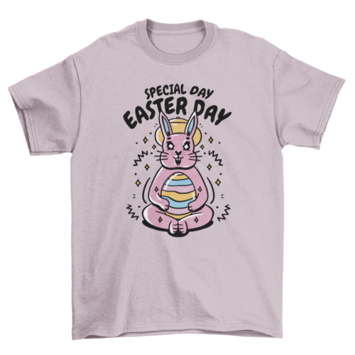 Easter Bunny with Egg T-shirt | Binge T-shirt Shop
