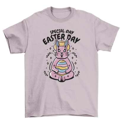 Easter Bunny with Egg T-shirt | Binge T-shirt Shop