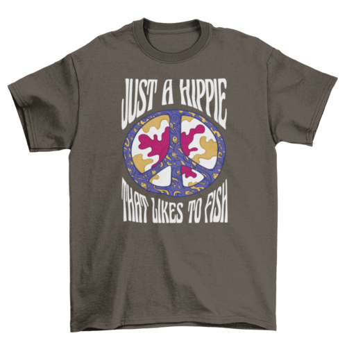 Hippie Peace Symbol T-shirt | Binge T-shirt Shop