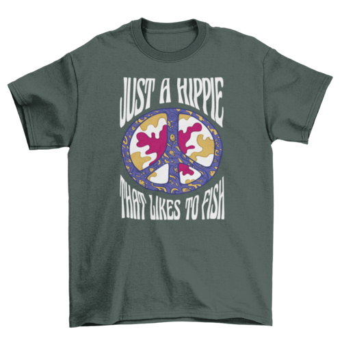 Hippie Peace Symbol T-shirt | Binge T-shirt Shop