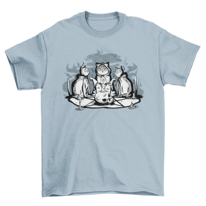 Satanic Cat Animal Ritual T-shirt | Binge T-shirt Shop