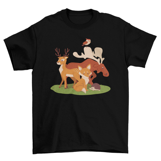 Animal Vectors T-shirt | Binge T-shirt Shop