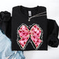 Valentine's Day Affirmations, Loved, Enough, Worthy, Positivity, Ribbon, Love, Heart Sweatshirt