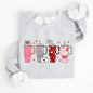 Valentine's Day, Water Cup, Hydration Sweatshirt