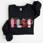 Valentine's Day, Water Cup, Hydration Sweatshirt