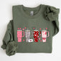 Valentine's Day, Water Cup, Hydration Sweatshirt