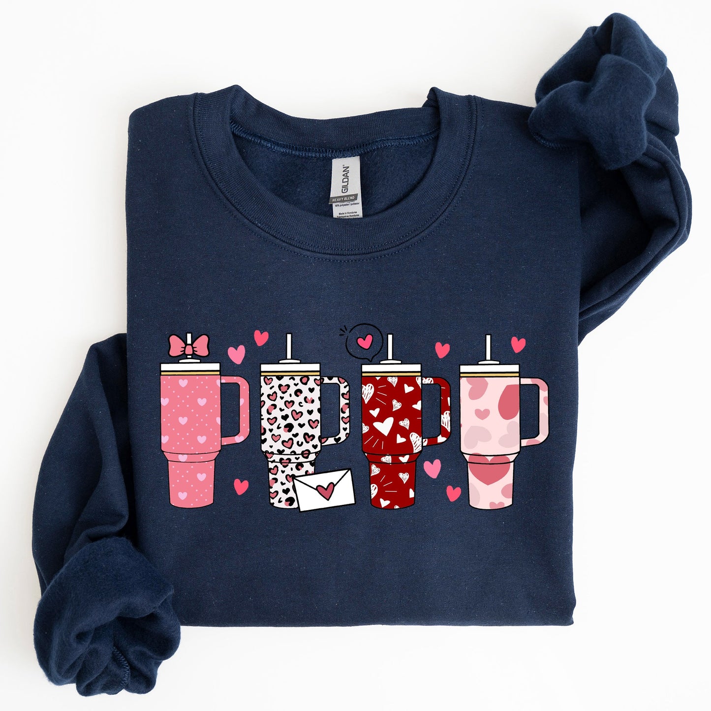 Valentine's Day, Water Cup, Hydration Sweatshirt
