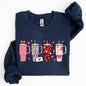 Valentine's Day, Water Cup, Hydration Sweatshirt