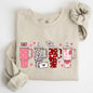 Valentine's Day, Water Cup, Hydration Sweatshirt