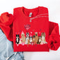 Valentine's Dogs, Cute, Balloons, Animal Lover, Hearts, Love Sweatshirt