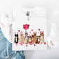 Valentine's Dogs, Cute, Balloons, Animal Lover, Hearts, Love Sweatshirt